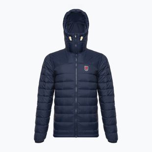 Férfi Fjällräven Expedition Pack Down kapucnis dzseki Navy kék F86121 pehelykabát