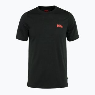 Férfi póló Fjällräven Abisko Wool Logo black
