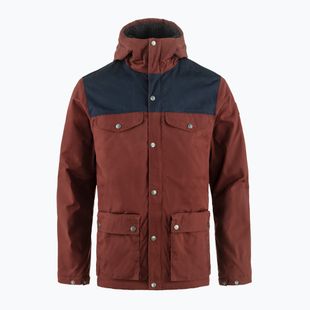 Férfi szélálló dzseki Fjällräven Greenland Winter maroon/dark navy