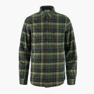 Férfi ing Fjällräven Singi Heavy Flannel black/deep forest