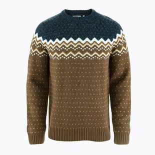 Női pulóver Fjällräven Övik Knit Sweater dark oak/navy