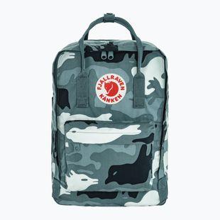 Városi hátizsák Fjällräven Kanken Graphics Laptop 15" 18 l nimbus blue/hidden animals