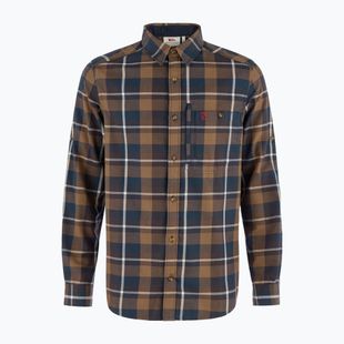 Férfi ing Fjällräven Fjällglim Regular wood brown/black oak
