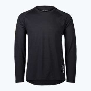 Férfi hosszú ujjú kerékpáros POC DH Jersey carbon black