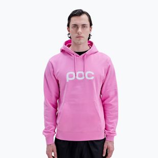 Pulóver POC Hood thulite pink/hydrogen white