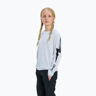 Gyermek hosszú ujjú POC Tee Jr hydrogen white