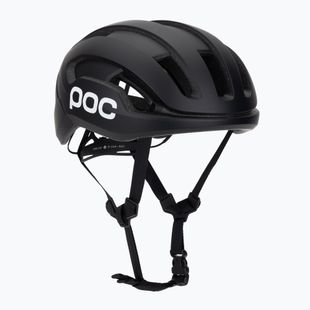Kerékpáros sisak POC Omne Air MIPS uranium black matt/hydrogen white w. logo