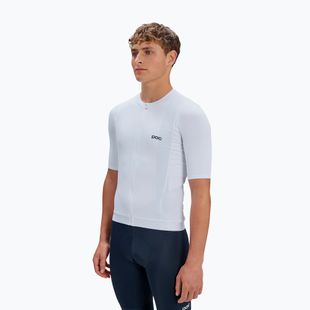 Férfi kerékpáros mez POC Cadence Jersey hydrogen white