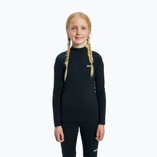 Gyermek Termoaktiv pulóver POC Layer Merino Mock Neck Jersey Jr uranium black