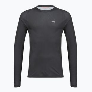 Férfi kerékpározás hosszú ujjú POC Motion Air Jersey uránium fekete