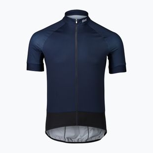 Férfi kerékpáros mez POC Essential Road poc o turmaline navy