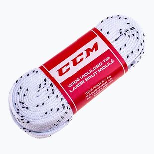 Korcsolyafűző CCM Team Wide fehér