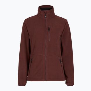 Női trekking pulóver Pinewood Finnveden Fleece earth plum