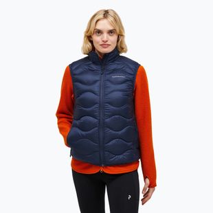 Női mellény Peak Performance Helium Down blue shadow