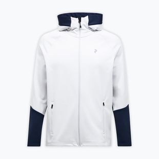 Férfi pulóver Peak Performance Rider Essentials Zip Hood Antarctica/Blue Shadow