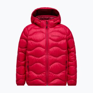 Gyermek pehelykabát Peak Performance Helium Down Hood Jacket Tech Burgundy/Vertical Zenith