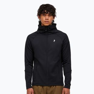 Férfi kapucnis pulóver Peak Performance Rider Essentials Zip Hood black/black