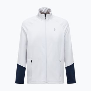 Férfi pulóver Peak Performance Rider Essentials Zip Jacket Antarctica/Blue Shadow