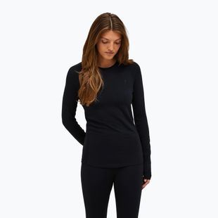 Női thermo hosszú ujjú felső Peak Performance Magic Crew Wool-Blend Baselayer black/black