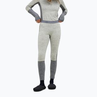 Női termikus alsónadrág Peak Performance Peak Performance Magic 7/8 Long Johns Wool-Blend Baselayer medium grey melange/melange grey