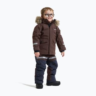 Gyerek télikabát Didriksons Bjärven 5 Parka shadow brown