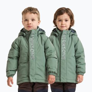 Gyerek kabát Didriksons Talvi 2 dark moss