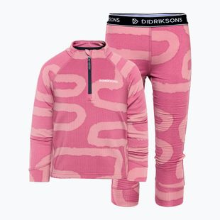 Gyerek szett Didriksons Jadis Pr 5 path heather pink