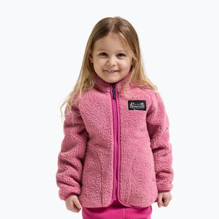 Gyerek polár pulóver Didriksons Gibbsc 2 Fz heather pink/cactus pink