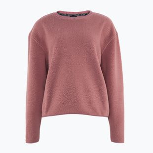 Női pulóver Colourwear Snug Pile Crew dk rose