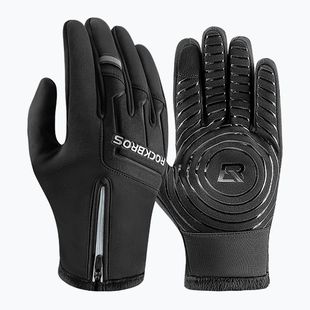 Kerékpáros kesztyűk Rockbros Full-finger S317 black