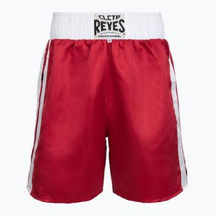 Férfi boxnadrág Cleto Reyes Satin Boxing red/white