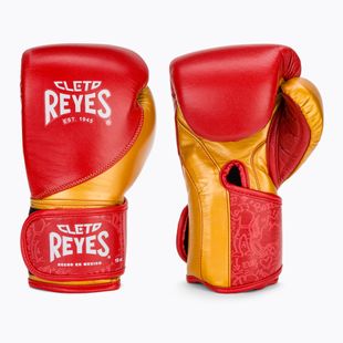 Boxkesztyű Cleto Reyes High Precision Training Leather red/gold