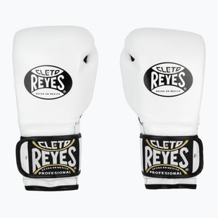 Boxkesztyű Cleto Reyes Velcro Sparring white/black