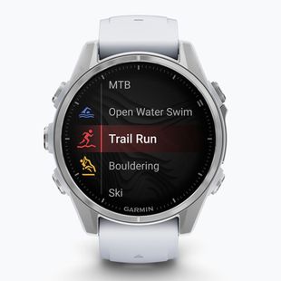 Óra Garmin Fenix 8 43 mm Amoled silver/white stone