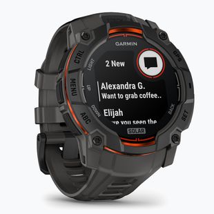 Óra Garmin Instinct 3 Solar 50 mm black/charcoal