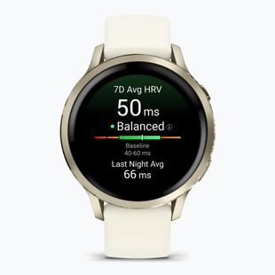 Okosóra Garmin Venu 4 41 mm lunar gold/bone