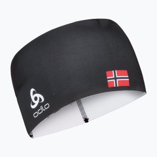 Fejpánt ODLO Competition Fan Warm black/norwegian flag