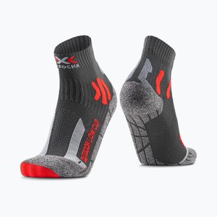 Férfi zokni X-Socks Trek Outdoor Low Cut anthracite/red