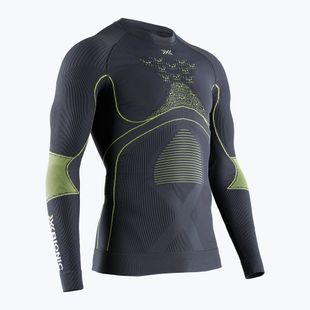 Férfi termoaktív pulóver X-Bionic Energy Accumulator 4.0 charcoal/yellow