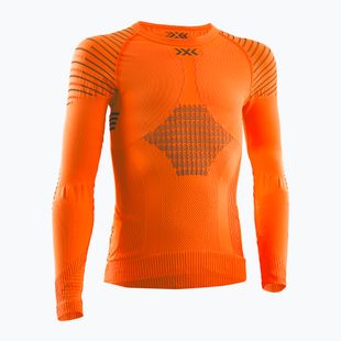 Gyerek thermo hosszú ujjú felső X-Bionic Invent 4.0 sunset orange/anthracite