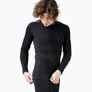 Férfi termoaktív pulóver X-Bionic Energy Accumulator 4.0 Turtle Neck opal black/arctic white