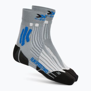 Férfi futózokni X-Socks Run Speed Two 4.0 pearl grey/invent blue