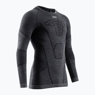 Férfi termoaktív pulóver X-Bionic Symbio Merino Shirt rhino grey