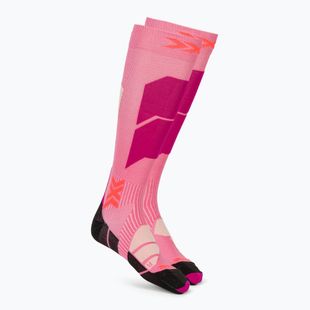 Sízokni X-Socks Ski Perform Otc light pink/light sand