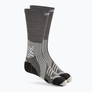 Zokni X-Socks Run Expert Silk Merino Crew seal grey/light sand