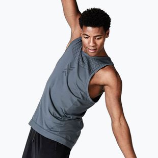 Férfi X-Bionic X-Ential Tank Top rhino szürke