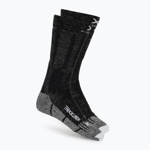 Zokni X-Socks Trek X Linen dolomite grey melange/opal black