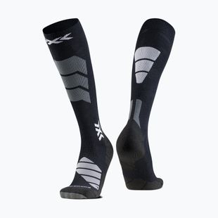 Sí zokni X-Socks Ski Expert Silk Merino Otc x black/light grey