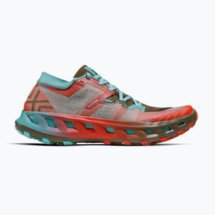 Futócipő + zokni X-Bionic Terraskin X02 burnt red/aqua/dark khaki
