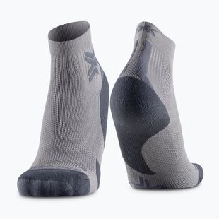 X-Socks Run Discover Ankle zokni raincloud/x fekete